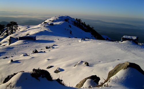 Triund Hill in Snow