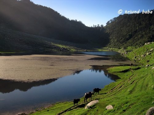 Kareri Lake and LiveStock