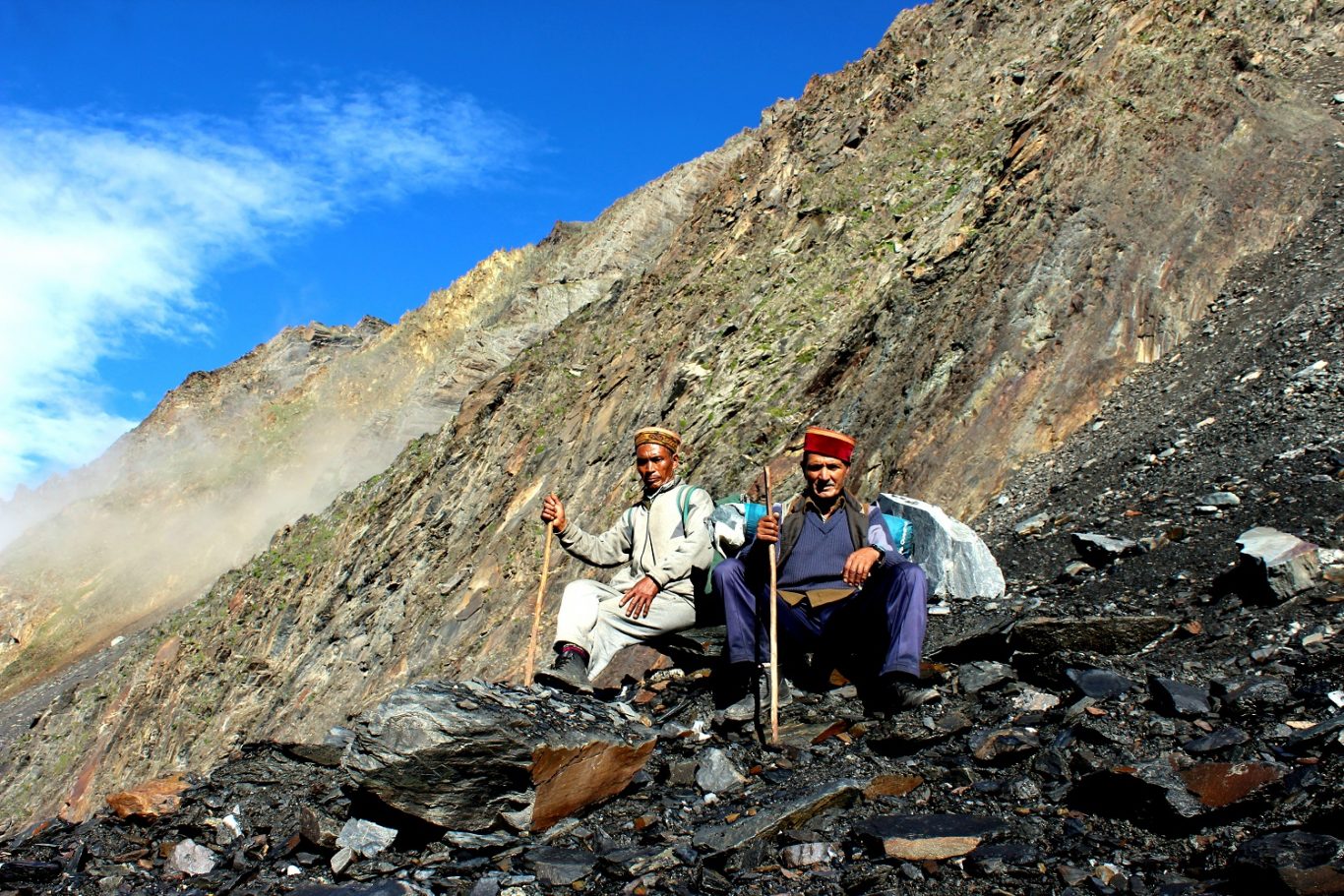 Mr Maan Singh Gurung and Mr Durga Ram