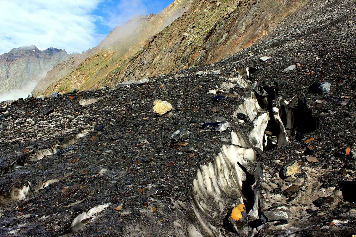 Beautiful Crevasse and Date With Death